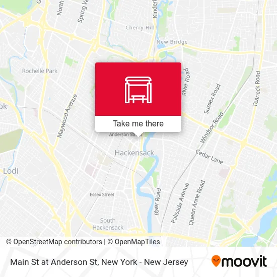 Main St at Anderson St map