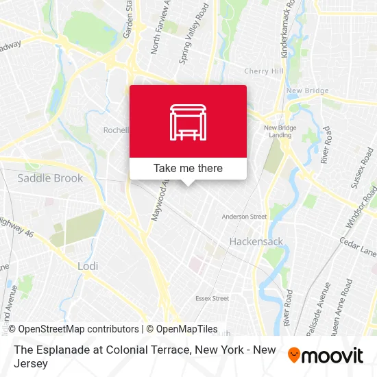 The Esplanade at Colonial Terrace map