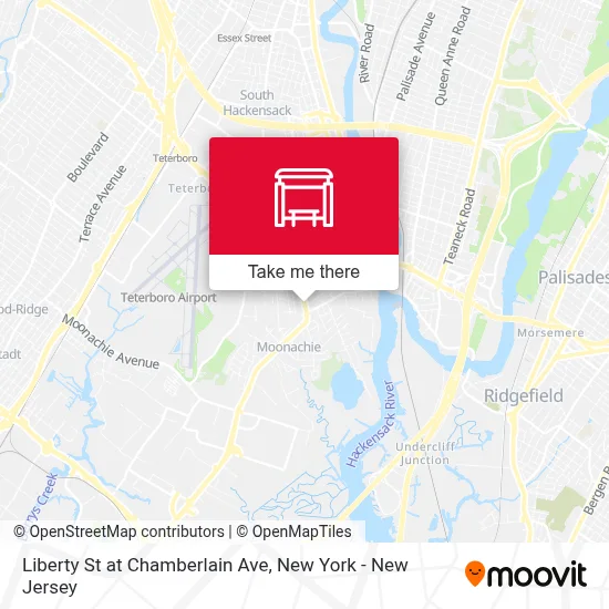 Liberty St at Chamberlain Ave map