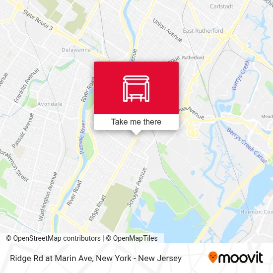 Ridge Rd at Marin Ave map