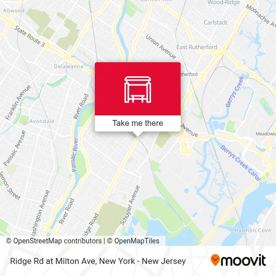 Ridge Rd at Milton Ave map