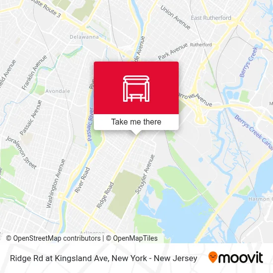 Ridge Rd at Kingsland Ave map