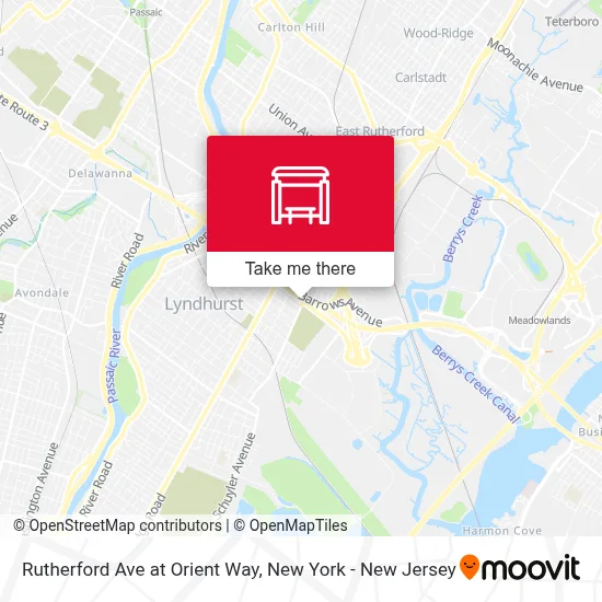 Rutherford Ave at Orient Way map