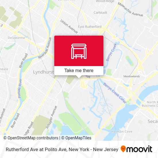 Rutherford Ave at Polito Ave map