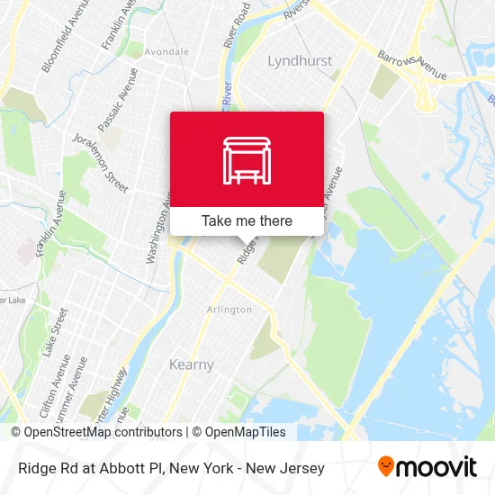 Ridge Rd at Abbott Pl map