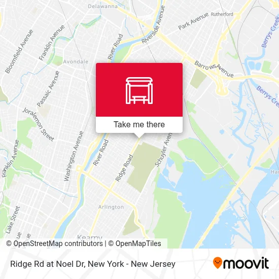 Ridge Rd at Noel Dr map