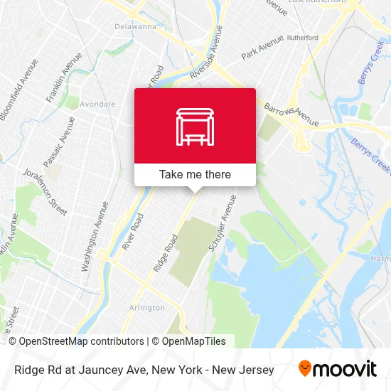 Ridge Rd at Jauncey Ave map
