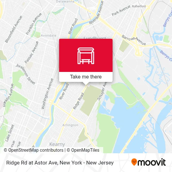 Ridge Rd at Astor Ave map