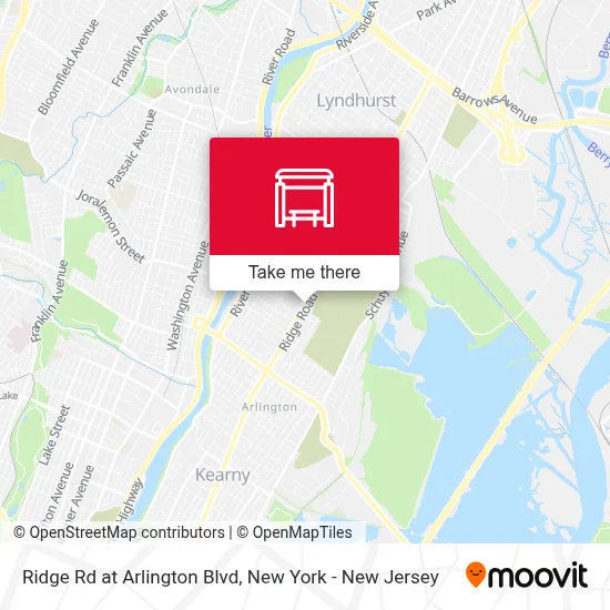 Ridge Rd at Arlington Blvd map