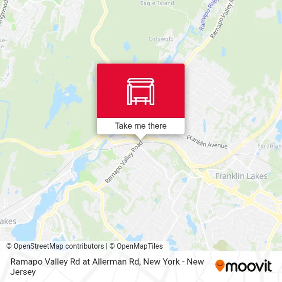 Ramapo Valley Rd at Allerman Rd map