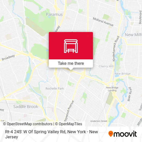 Rt-4 245' W Of Spring Valley Rd map