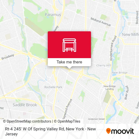 Rt-4 245' W Of Spring Valley Rd map
