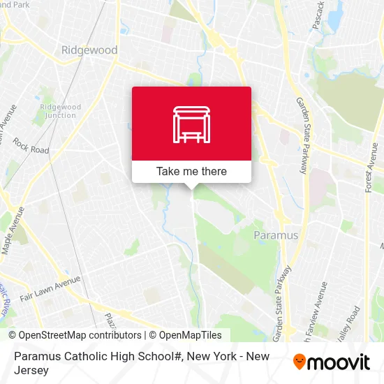 Paramus Catholic High School# map