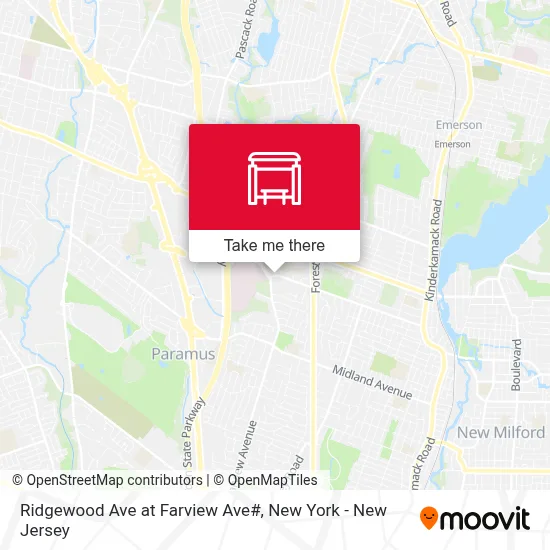 Ridgewood Ave at Farview Ave# map