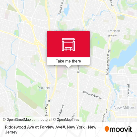 Ridgewood Ave at Farview Ave# map