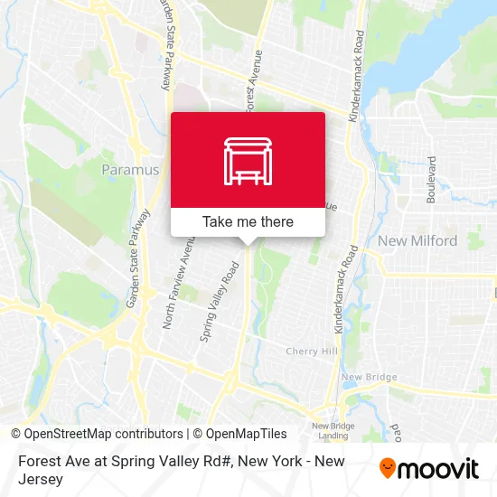 Forest Ave at Spring Valley Rd# map