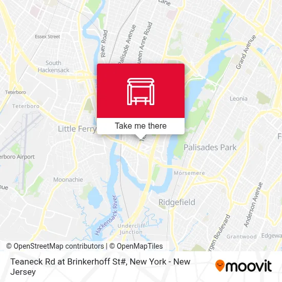 Teaneck Rd at Brinkerhoff St# map