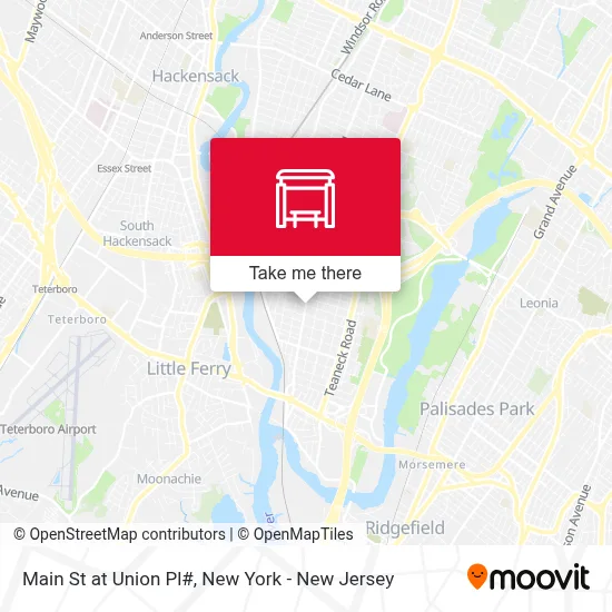 Main St at Union Pl# map