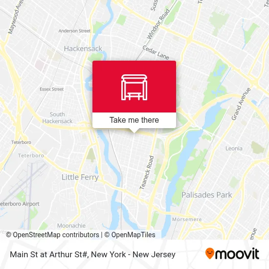 Main St at Arthur St# map