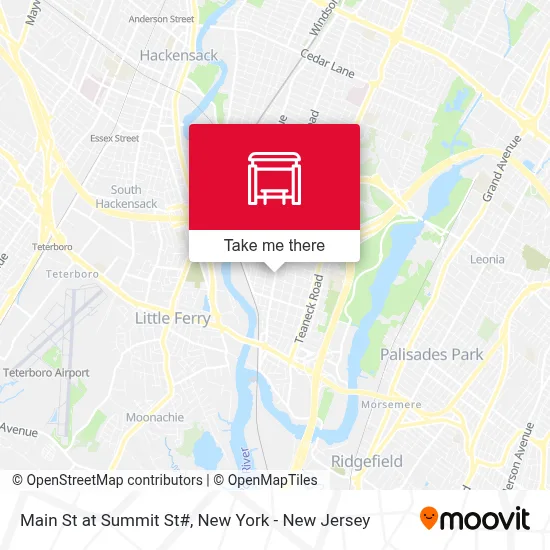 Main St at Summit St# map