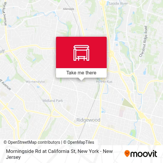 Morningside Rd at California St map