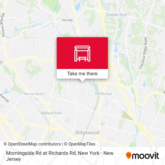 Morningside Rd at Richards Rd map