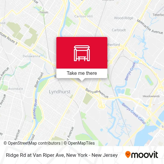 Ridge Rd at Van Riper Ave map