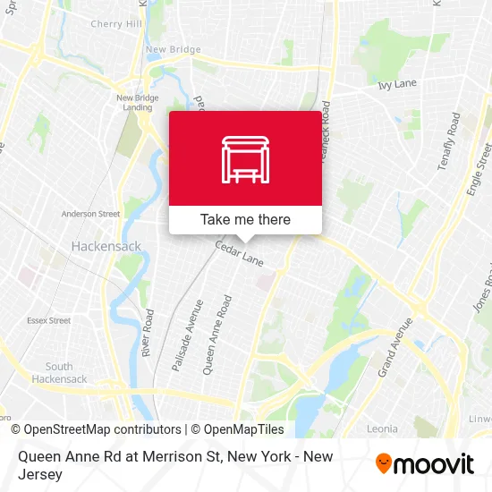 Queen Anne Rd at Merrison St map