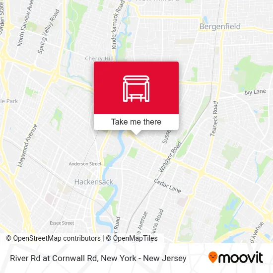 River Rd at Cornwall Rd map