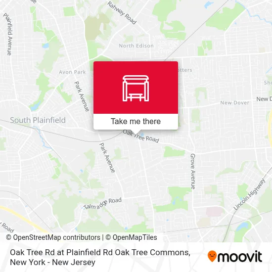 Oak Tree Rd at Plainfield Rd Oak Tree Commons map