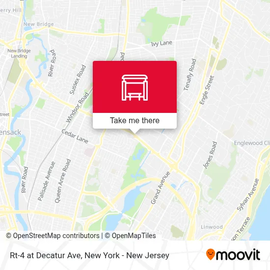 Rt-4 at Decatur Ave map