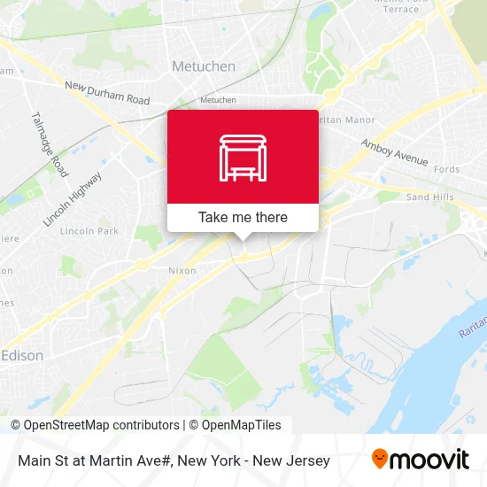 Main St at Martin Ave# map