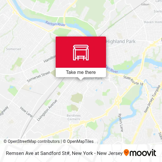 Remsen Ave at Sandford St# map