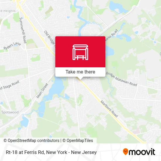 Rt-18 at Ferris Rd map