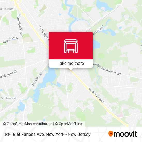 Rt-18 at Farless Ave map