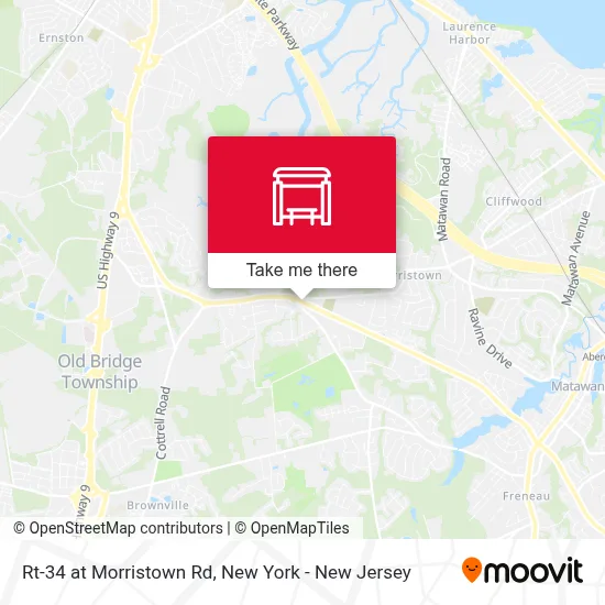 Rt-34 at Morristown Rd map