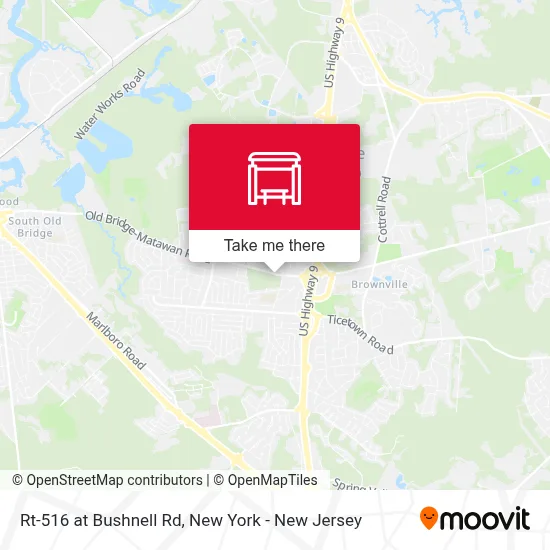 Rt-516 at Bushnell Rd map