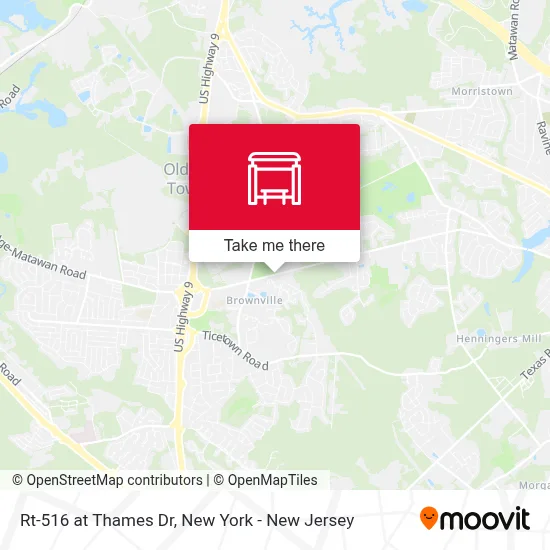 Rt-516 at Thames Dr map