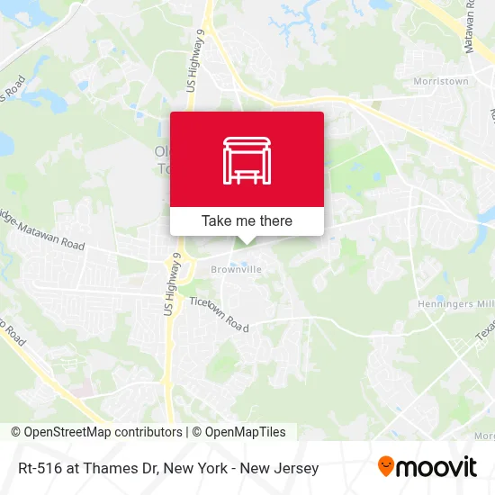Rt-516 at Thames Dr map