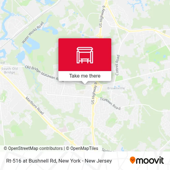 Rt-516 at Bushnell Rd map