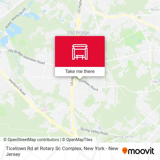 Ticetown Rd at Rotary Sc Complex map