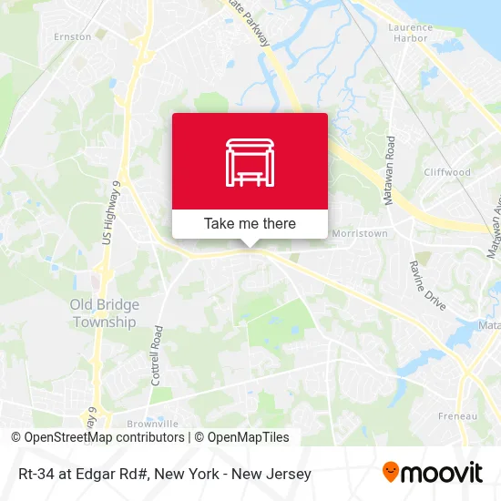 Rt-34 at Edgar Rd# map