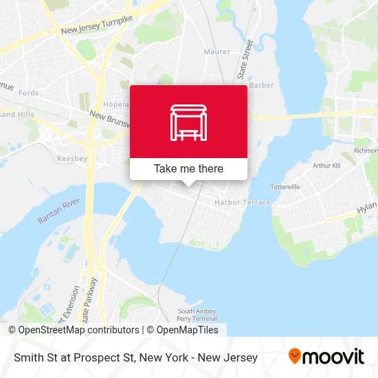 Smith St at Prospect St map