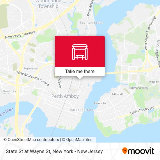 State St at Wayne St map