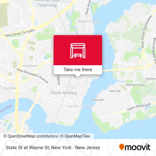 State St at Wayne St map