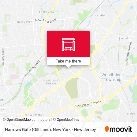 Harrows Gate (Gill Lane) map