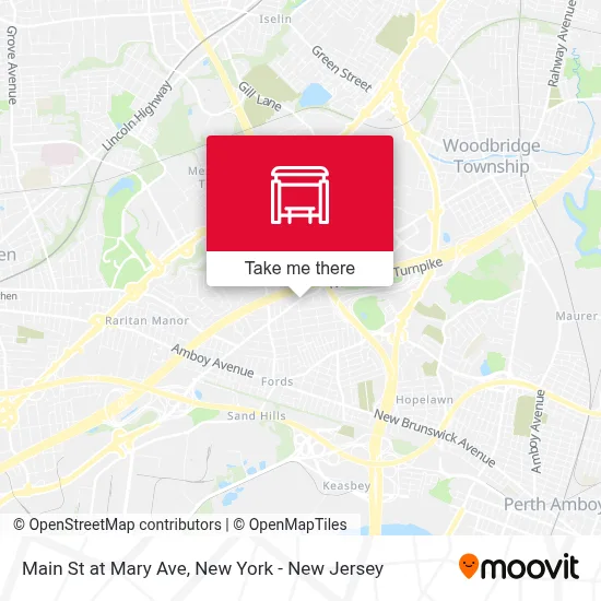 Main St at Mary Ave map