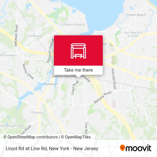 Lloyd Rd at Line Rd map