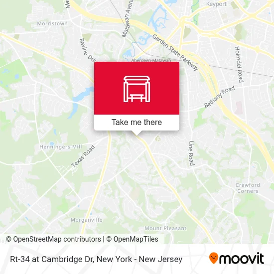 Rt-34 at Cambridge Dr map