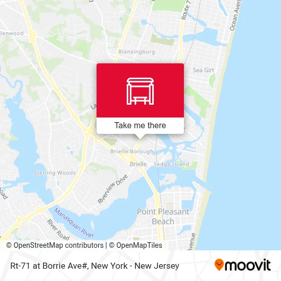 Rt-71 at Borrie Ave# map